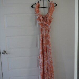 H&M Peach & Off White Jumpsuit